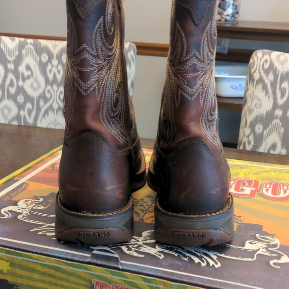 Durango Lady Rebel Steel Toe Western Work Boots Women’s 9.5M RD3315 - Picture 7 of 16